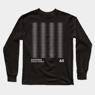 Alphaville / Minimal Graphic Design Tribute Long Sleeve T-Shirt